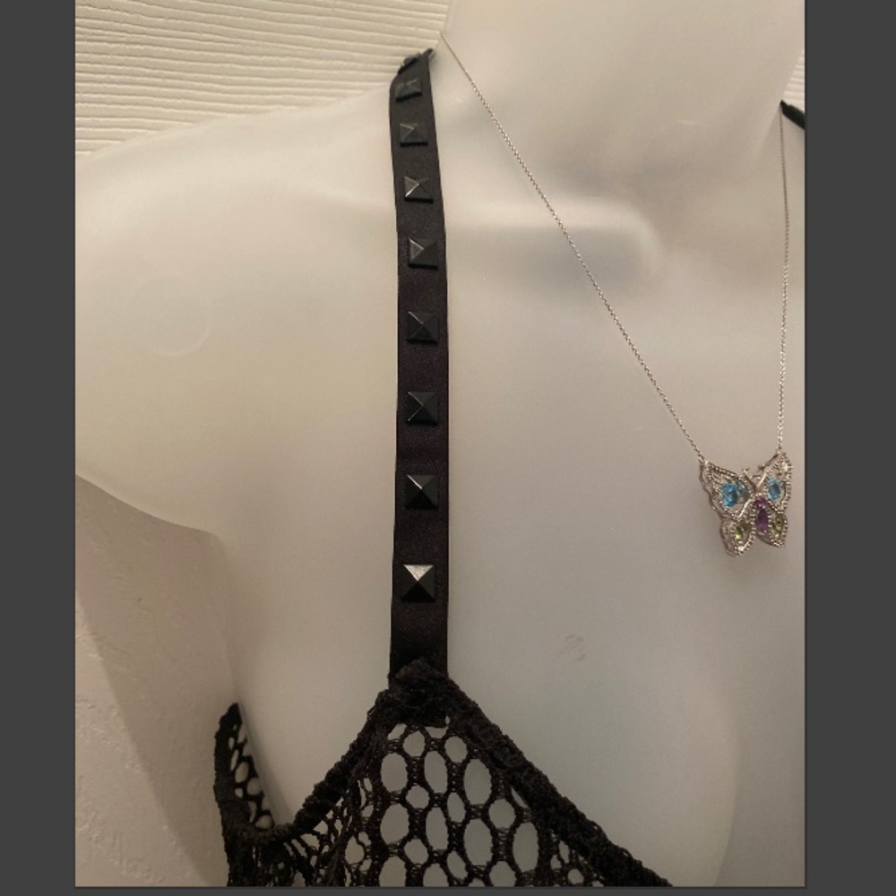Black crochet top - Picture 2 of 4